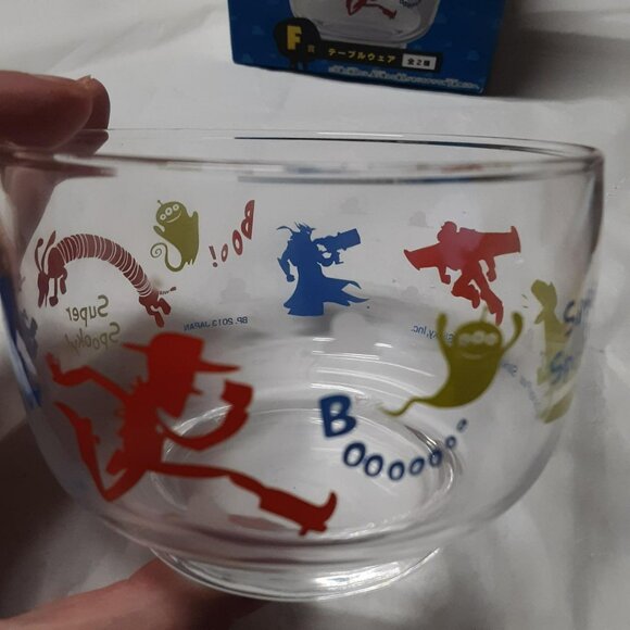Toy Story Glass Bowl & Ceramic Plate Lot Japan Kuji Prize RARE Disney Halloween - Picture 3 of 10